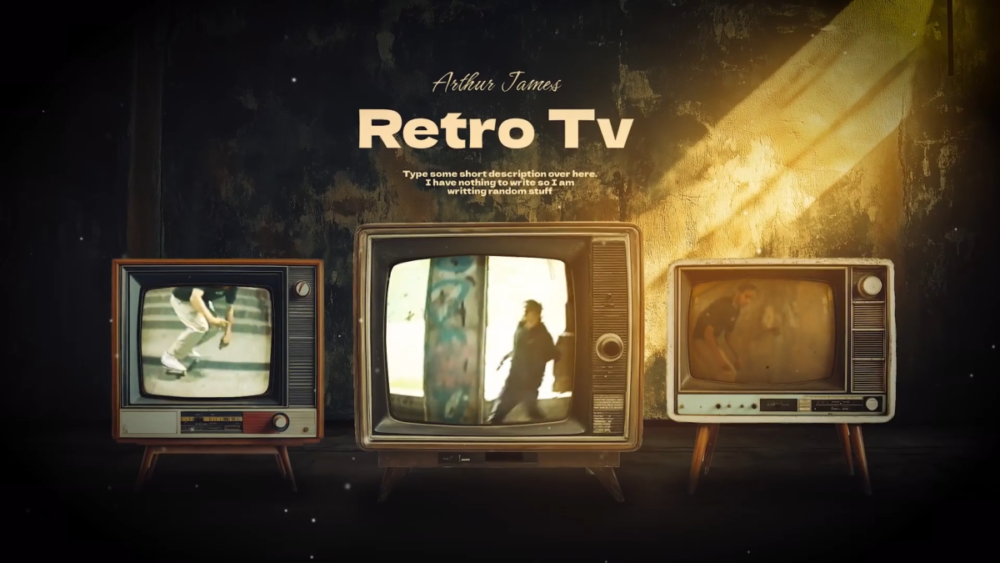 Fcpx插件 6组复古老电视机场景图像显示动画视频特效素材Retro TV in Dark Room 插件预设 第1张-素材湾丨精选海外优质设计素材资源 Fcpx插件 6组复古老电视机场景图像显示动画视频特效素材Retro TV in Dark Room 插件预设 sucaiwan.com