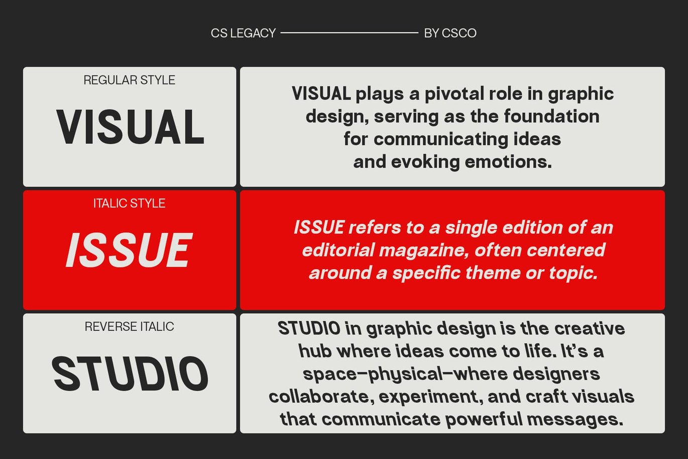 现代时尚品牌网站徽标设计无衬线英文字体安装包 Legacy – Bold Font 设计素材 第6张-素材湾丨精选海外优质设计素材资源 现代时尚品牌网站徽标设计无衬线英文字体安装包 Legacy – Bold Font 设计素材 sucaiwan.com