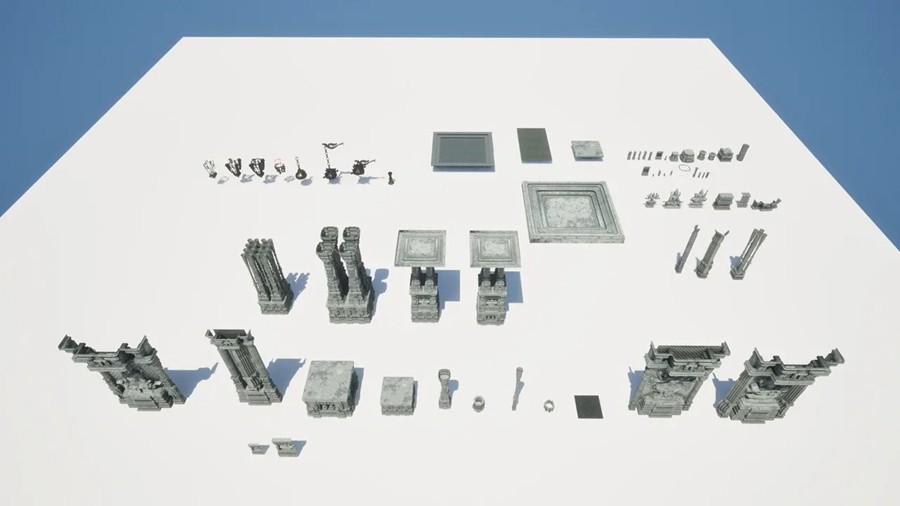 华丽古典东南亚风格寺庙柱子屋顶雕像建筑3D模型UE格式素材Ornate Temple 样机素材 第11张-素材湾丨精选海外优质设计素材资源 华丽古典东南亚风格寺庙柱子屋顶雕像建筑3D模型UE格式素材Ornate Temple 样机素材 sucaiwan.com