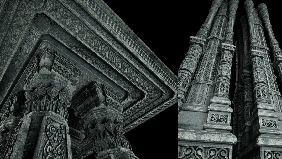 华丽古典东南亚风格寺庙柱子屋顶雕像建筑3D模型UE格式素材Ornate Temple 样机素材 第9张-素材湾丨精选海外优质设计素材资源 华丽古典东南亚风格寺庙柱子屋顶雕像建筑3D模型UE格式素材Ornate Temple 样机素材 sucaiwan.com