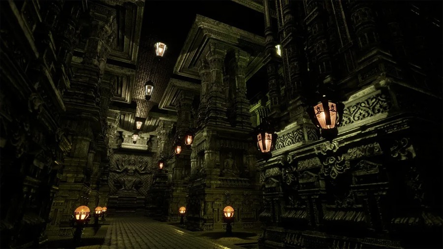 华丽古典东南亚风格寺庙柱子屋顶雕像建筑3D模型UE格式素材Ornate Temple 样机素材 第1张-素材湾丨精选海外优质设计素材资源 华丽古典东南亚风格寺庙柱子屋顶雕像建筑3D模型UE格式素材Ornate Temple 样机素材 sucaiwan.com