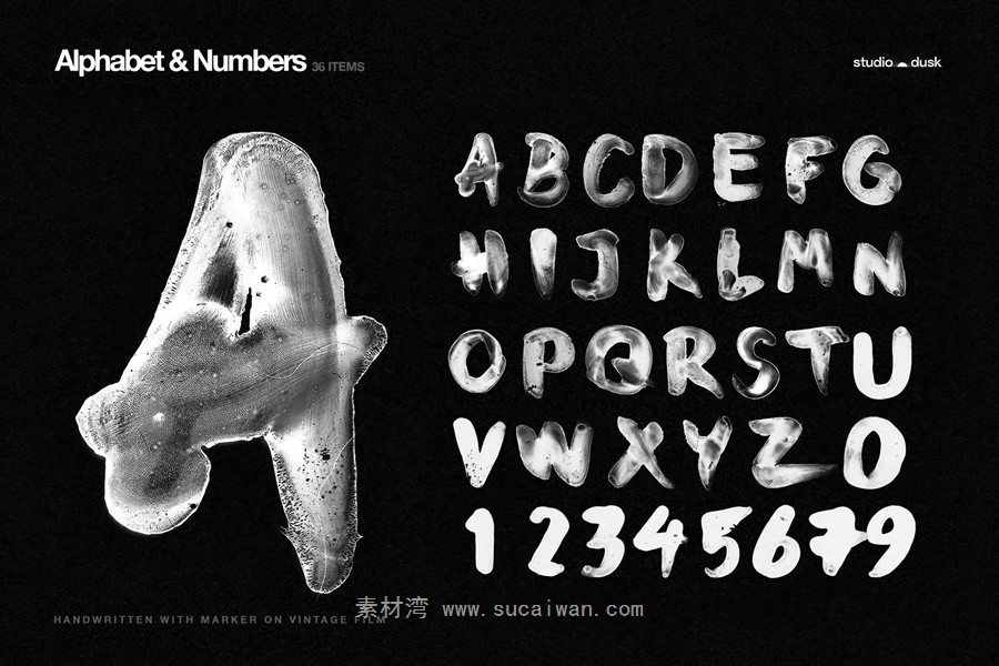 584款真实扫描涂鸦线条塑料胶带边框撕纸褶皱纸片剪贴字母拼图元素背景图PS设计素材 Gritty Kitty — Grunge Design Kit 图片素材 sucaiwan.com