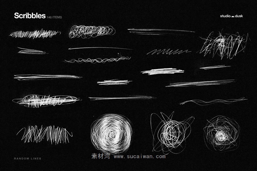 584款真实扫描涂鸦线条塑料胶带边框撕纸褶皱纸片剪贴字母拼图元素背景图PS设计素材 Gritty Kitty — Grunge Design Kit 图片素材 sucaiwan.com