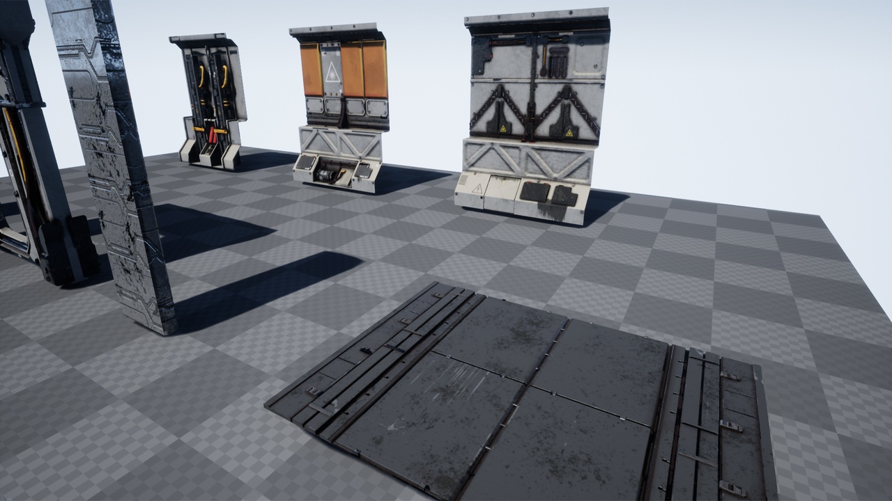 未来科幻太空空间站飞船走廊3D场景UE模型设计素材Pro-TEK Sci-Fi PBR VR Horror Corridor in Space 样机素材 第7张-素材湾丨精选海外优质设计素材资源 未来科幻太空空间站飞船走廊3D场景UE模型设计素材Pro-TEK Sci-Fi PBR VR Horror Corridor in Space 样机素材 sucaiwan.com