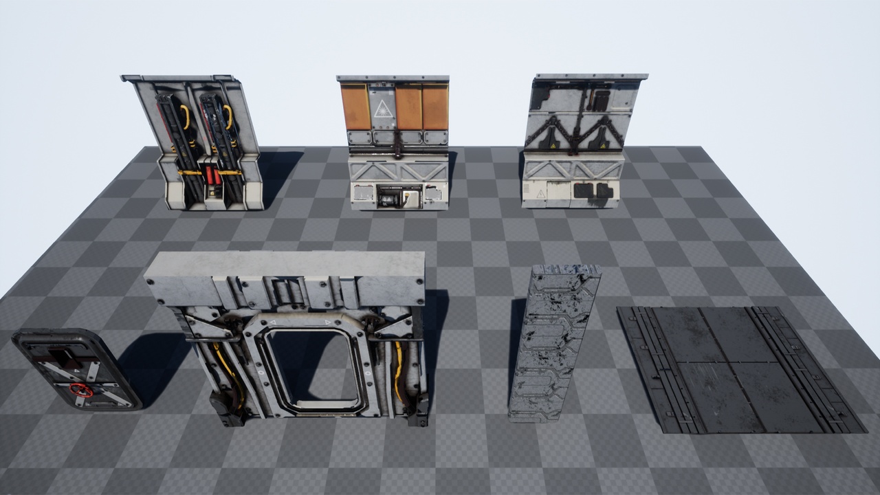 未来科幻太空空间站飞船走廊3D场景UE模型设计素材Pro-TEK Sci-Fi PBR VR Horror Corridor in Space 样机素材 第8张-素材湾丨精选海外优质设计素材资源 未来科幻太空空间站飞船走廊3D场景UE模型设计素材Pro-TEK Sci-Fi PBR VR Horror Corridor in Space 样机素材 sucaiwan.com