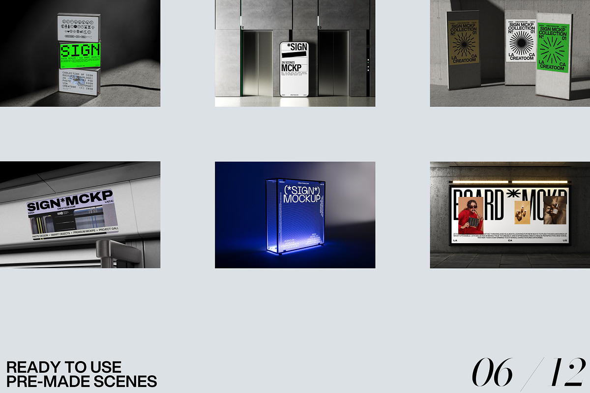 23款国外工业风灯箱海报招贴横幅广告牌设计作品贴图ps样机展示效果图B-Boards mockups 样机素材 第3张-素材湾丨精选海外优质设计素材资源 23款国外工业风灯箱海报招贴横幅广告牌设计作品贴图ps样机展示效果图B-Boards mockups 样机素材 sucaiwan.com