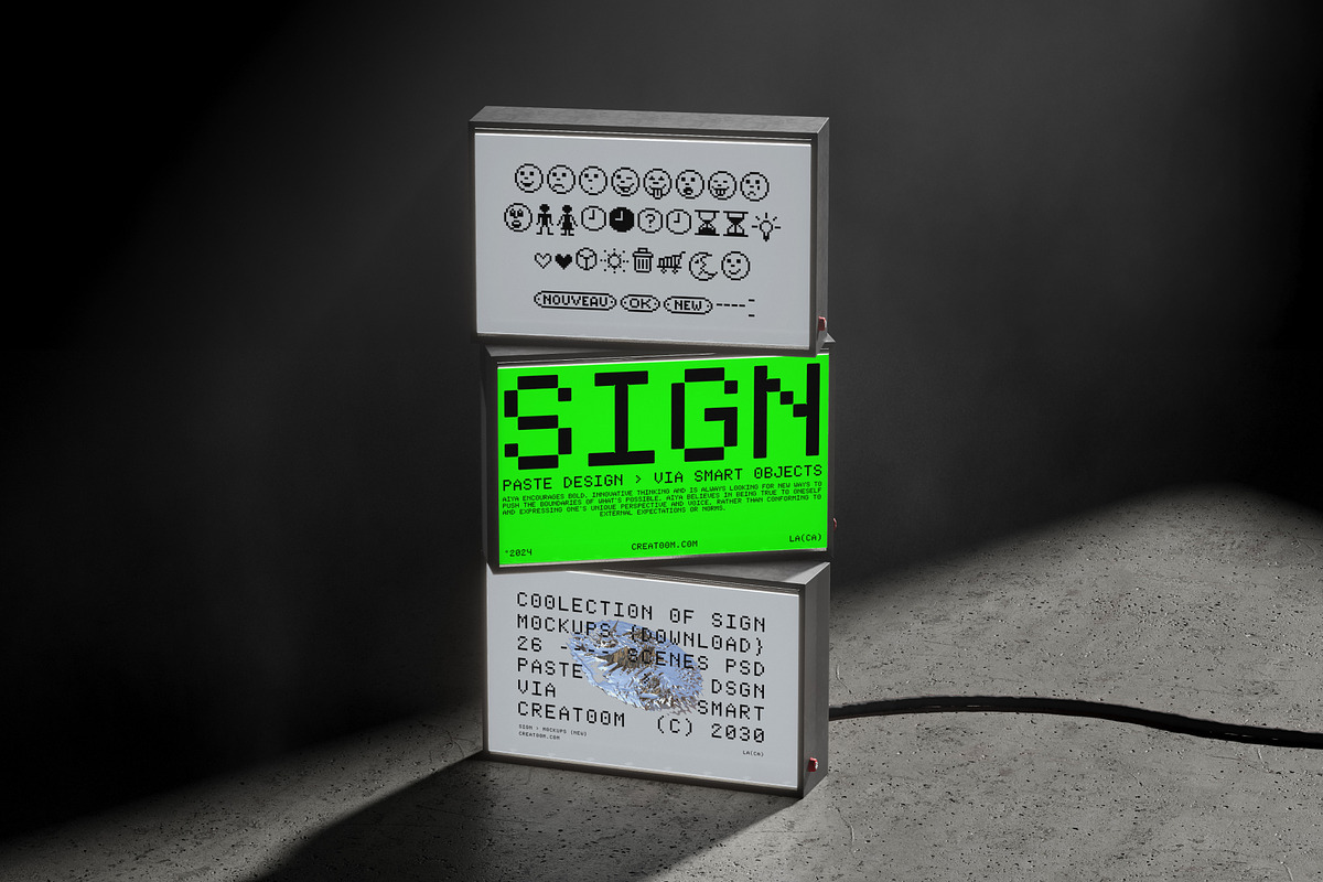 23款国外工业风灯箱海报招贴横幅广告牌设计作品贴图ps样机展示效果图B-Boards mockups 样机素材 第4张-素材湾丨精选海外优质设计素材资源 23款国外工业风灯箱海报招贴横幅广告牌设计作品贴图ps样机展示效果图B-Boards mockups 样机素材 sucaiwan.com