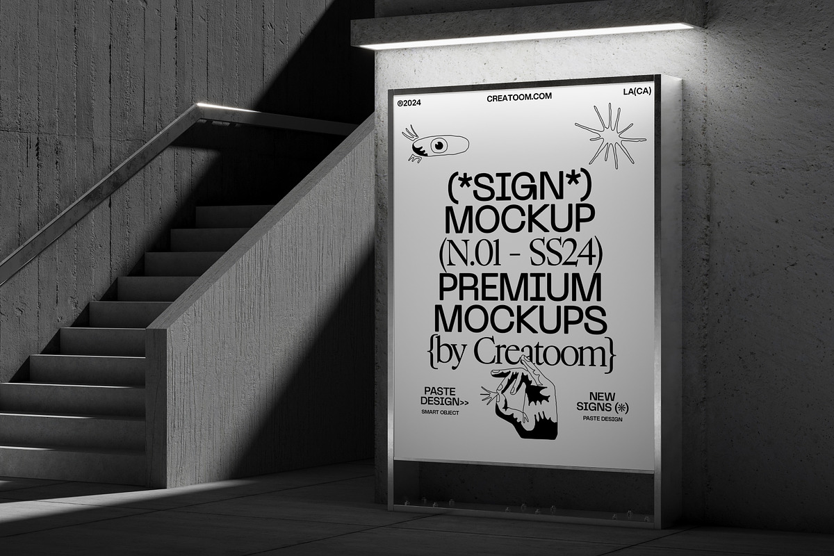 23款国外工业风灯箱海报招贴横幅广告牌设计作品贴图ps样机展示效果图B-Boards mockups 样机素材 第8张-素材湾丨精选海外优质设计素材资源 23款国外工业风灯箱海报招贴横幅广告牌设计作品贴图ps样机展示效果图B-Boards mockups 样机素材 sucaiwan.com