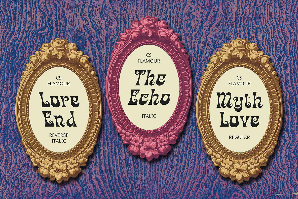 时尚优雅品牌电影海报游戏标题设计装饰英文字体安装包 Flamour – Fantasy Font 设计素材 第7张-素材湾丨精选海外优质设计素材资源 时尚优雅品牌电影海报游戏标题设计装饰英文字体安装包 Flamour – Fantasy Font 设计素材 sucaiwan.com