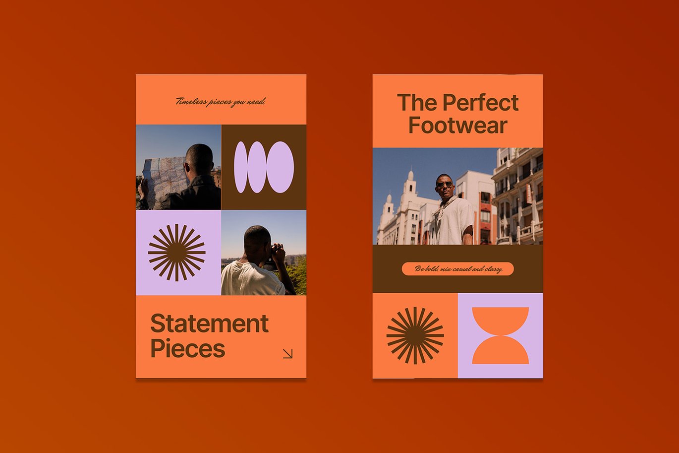 棕紫色时尚品牌推广电商海报排版设计PSD/AI模板素材 Brown Purple Fashion Instagram Story 003 幻灯图表 第2张-素材湾丨精选海外优质设计素材资源 棕紫色时尚品牌推广电商海报排版设计PSD/AI模板素材 Brown Purple Fashion Instagram Story 003 幻灯图表 sucaiwan.com