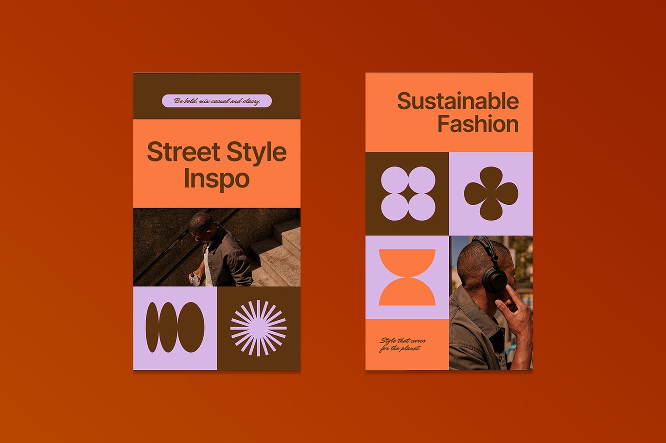 棕紫色时尚品牌推广电商海报排版设计PSD/AI模板素材 Brown Purple Fashion Instagram Story 003 幻灯图表 第3张-素材湾丨精选海外优质设计素材资源 棕紫色时尚品牌推广电商海报排版设计PSD/AI模板素材 Brown Purple Fashion Instagram Story 003 幻灯图表 sucaiwan.com