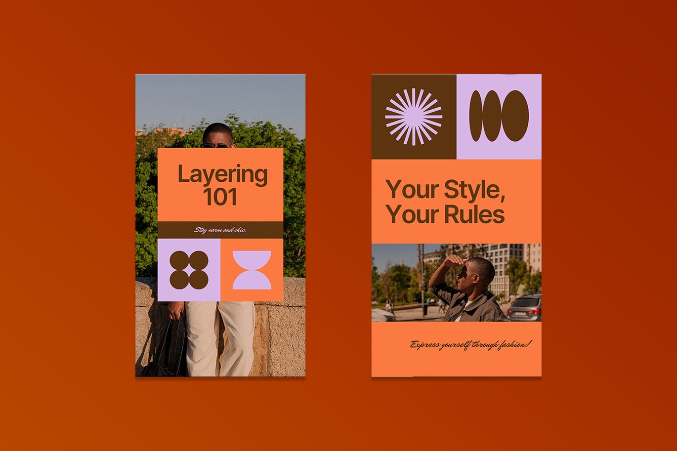 棕紫色时尚品牌推广电商海报排版设计PSD/AI模板素材 Brown Purple Fashion Instagram Story 003 幻灯图表 第6张-素材湾丨精选海外优质设计素材资源 棕紫色时尚品牌推广电商海报排版设计PSD/AI模板素材 Brown Purple Fashion Instagram Story 003 幻灯图表 sucaiwan.com