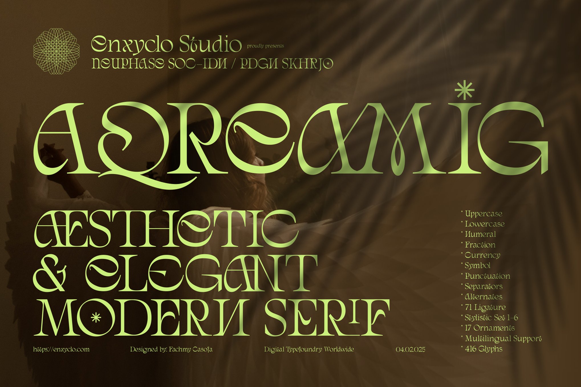 现代复古杂志海报网站徽标设计衬线英文字体安装包 Aqreamig – Modern Elegant Luxury Ligature Serif 设计素材 第1张-素材湾丨精选海外优质设计素材资源 现代复古杂志海报网站徽标设计衬线英文字体安装包 Aqreamig – Modern Elegant Luxury Ligature Serif 设计素材 sucaiwan.com