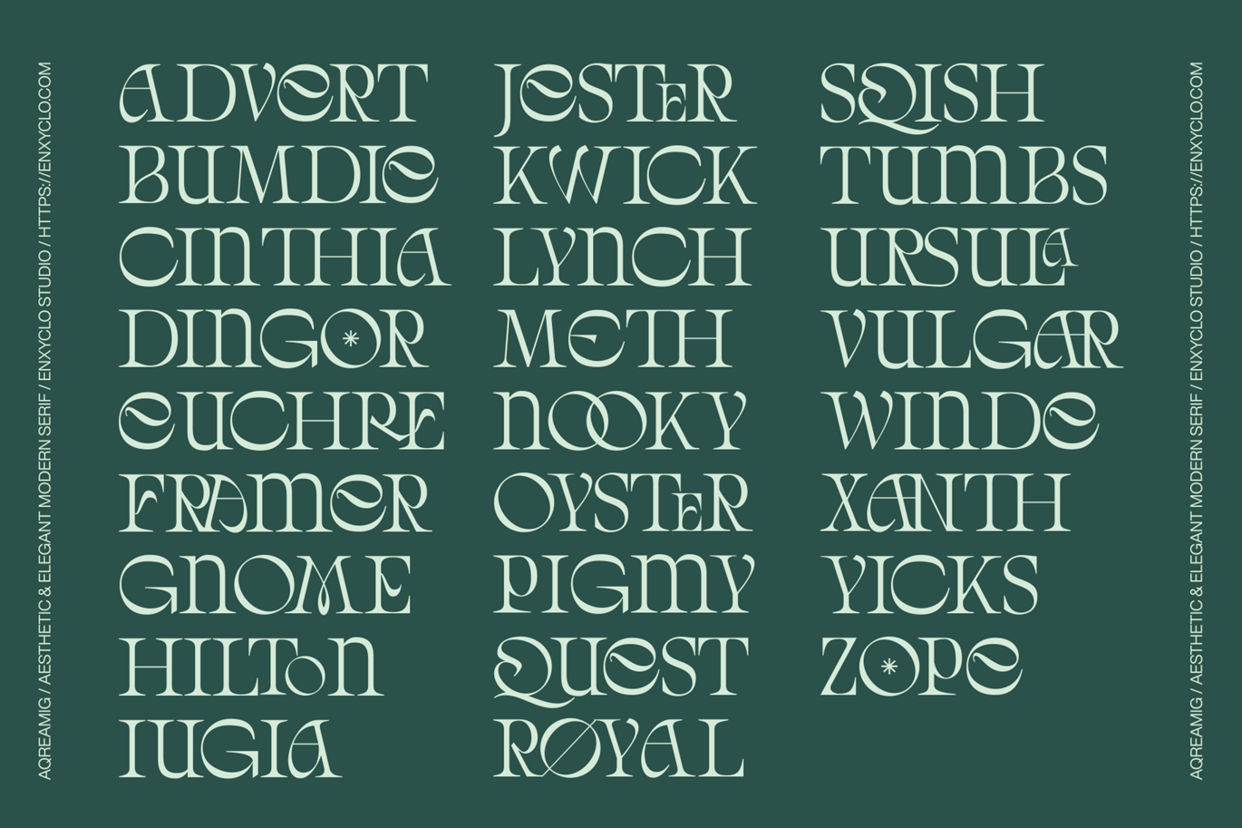 现代复古杂志海报网站徽标设计衬线英文字体安装包 Aqreamig – Modern Elegant Luxury Ligature Serif 设计素材 第4张-素材湾丨精选海外优质设计素材资源 现代复古杂志海报网站徽标设计衬线英文字体安装包 Aqreamig – Modern Elegant Luxury Ligature Serif 设计素材 sucaiwan.com