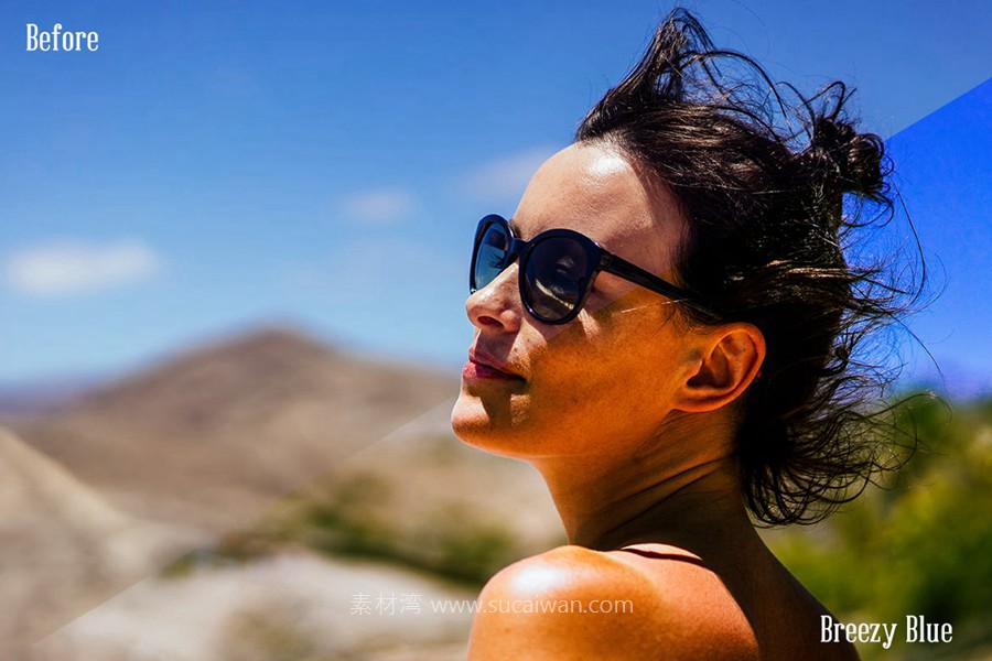 柔和暖色调海边旅行博主摄影照片调色Lightroom&Ps动作预设包 Ocean Breeze Presets for Lightroom Classic 插件预设 sucaiwan.com