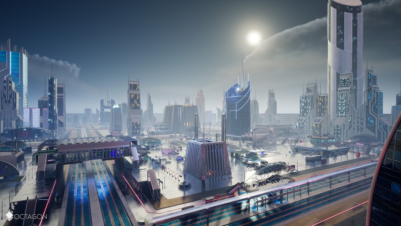 未来科幻复古赛博朋克潮流城市建筑商场列车车站3D模型UE格式素材Retro Sci-Fi Futuristic City Pack 样机素材 第1张-素材湾丨精选海外优质设计素材资源 未来科幻复古赛博朋克潮流城市建筑商场列车车站3D模型UE格式素材Retro Sci-Fi Futuristic City Pack 样机素材 sucaiwan.com