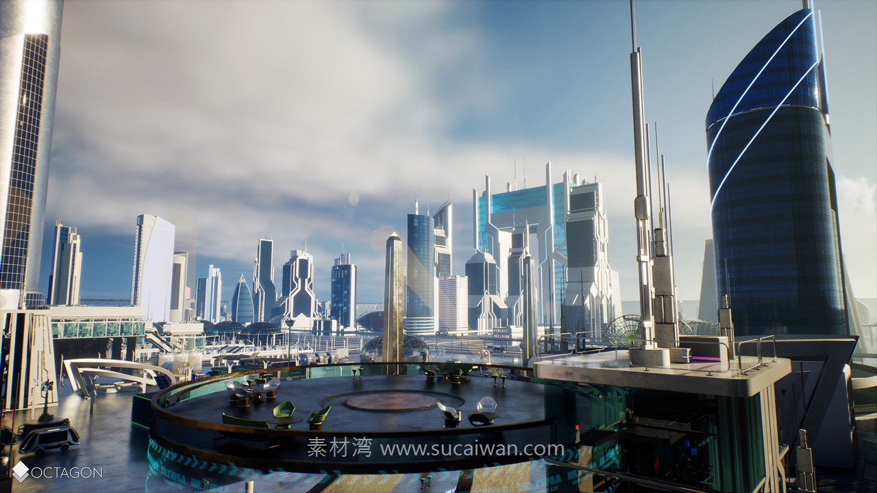 未来科幻复古赛博朋克潮流城市建筑商场列车车站3D模型UE格式素材Retro Sci-Fi Futuristic City Pack 样机素材 第7张-素材湾丨精选海外优质设计素材资源 未来科幻复古赛博朋克潮流城市建筑商场列车车站3D模型UE格式素材Retro Sci-Fi Futuristic City Pack 样机素材 sucaiwan.com