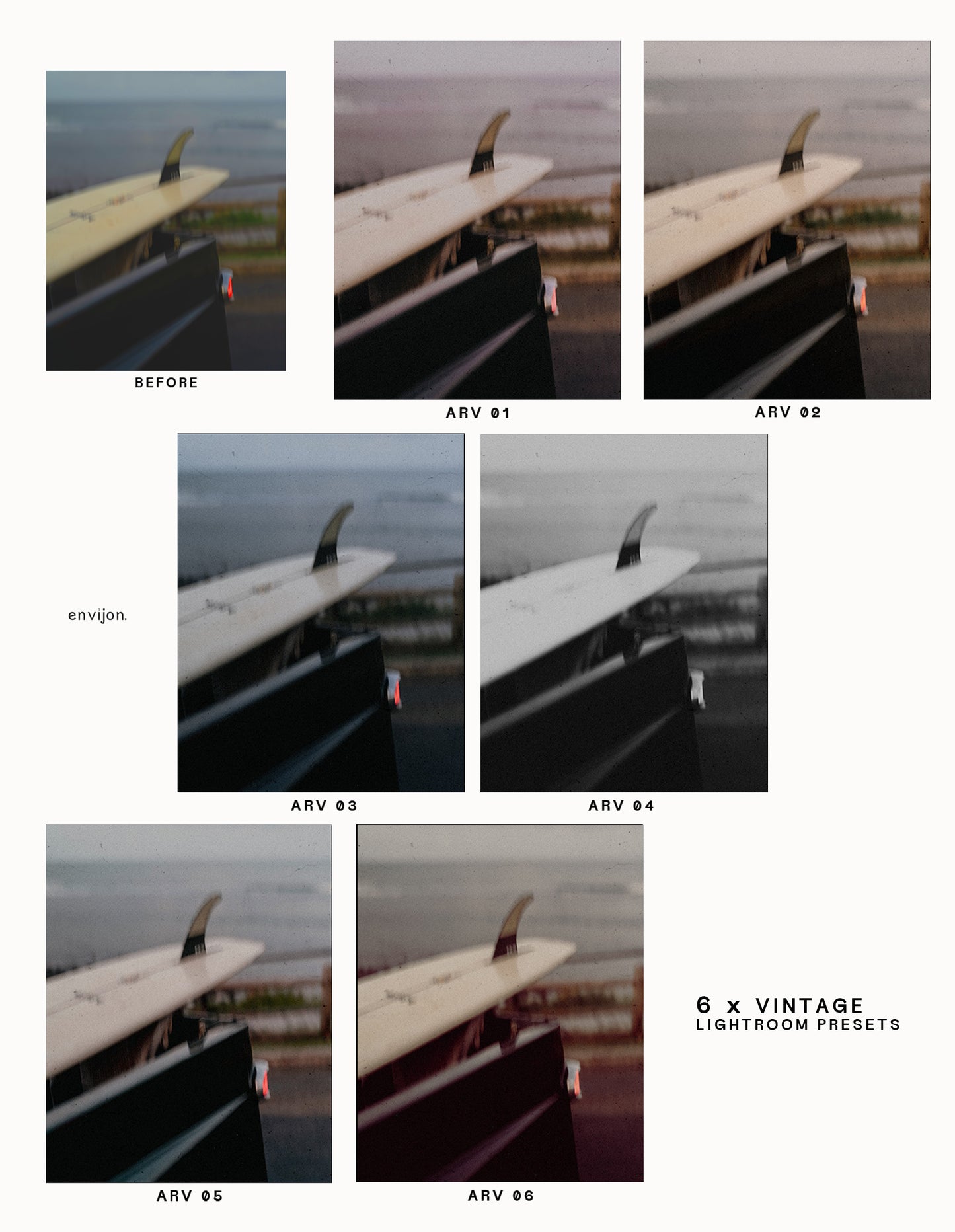 风格化复古彩色黑白胶片颗粒纹理模拟旅拍摄影照片调色Lightroom预设envijon – Vintage Mobile Photo Filters 插件预设 第5张-素材湾丨精选海外优质设计素材资源 风格化复古彩色黑白胶片颗粒纹理模拟旅拍摄影照片调色Lightroom预设envijon – Vintage Mobile Photo Filters 插件预设 sucaiwan.com