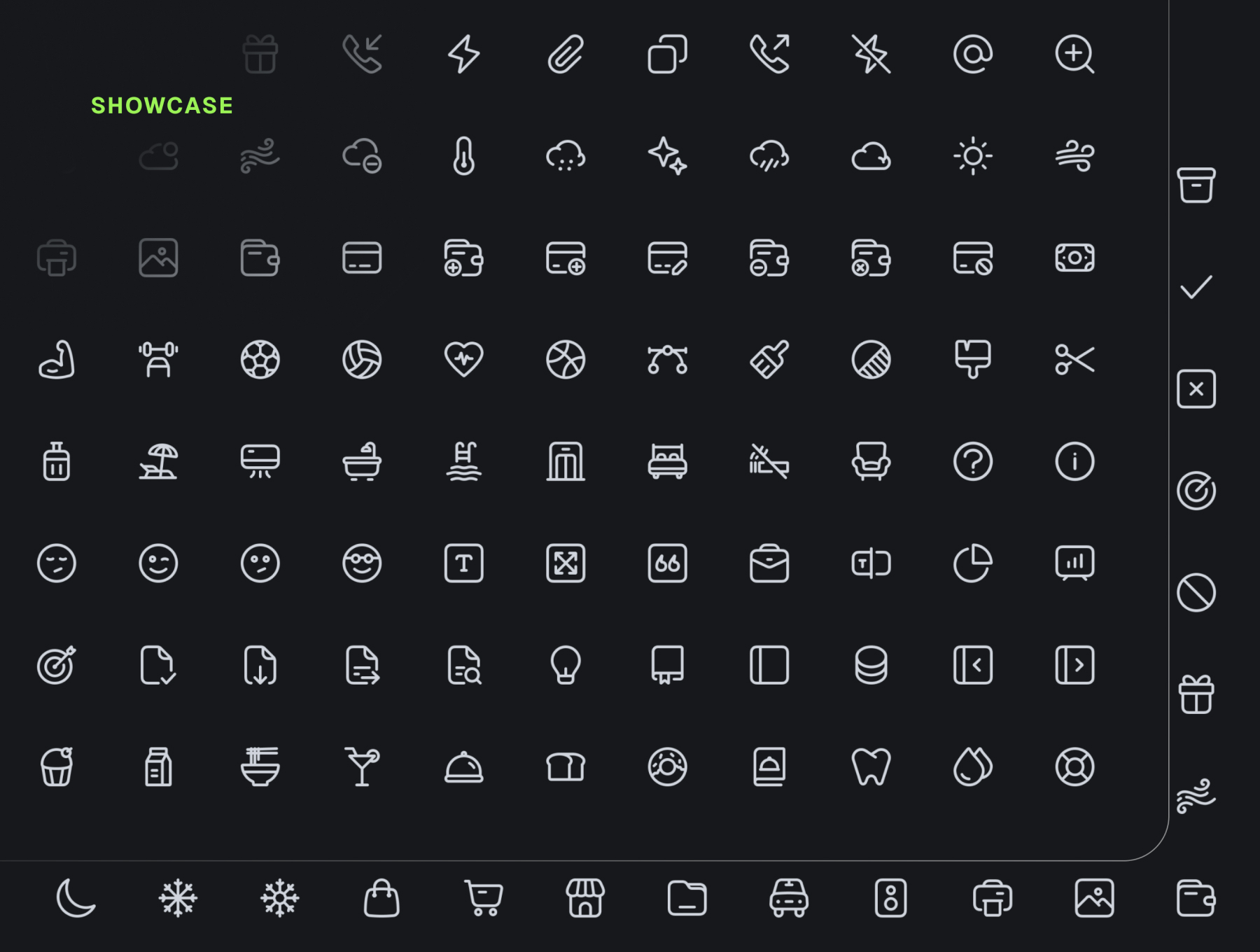 3000+款终极网站APP UI界面设计圆角线条图标Icons设计Figma格式素材Haicon v2.0 – Iconset 图标素材 sucaiwan.com