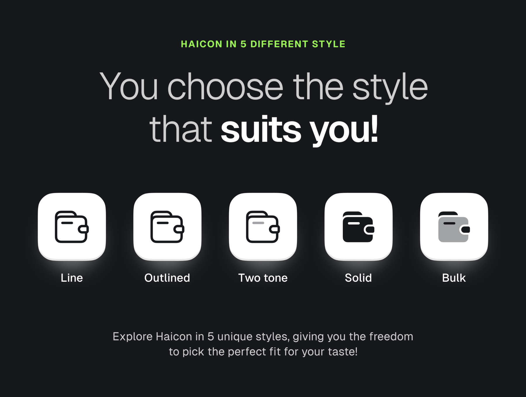 3000+款终极网站APP UI界面设计圆角线条图标Icons设计Figma格式素材Haicon v2.0 – Iconset 图标素材 sucaiwan.com