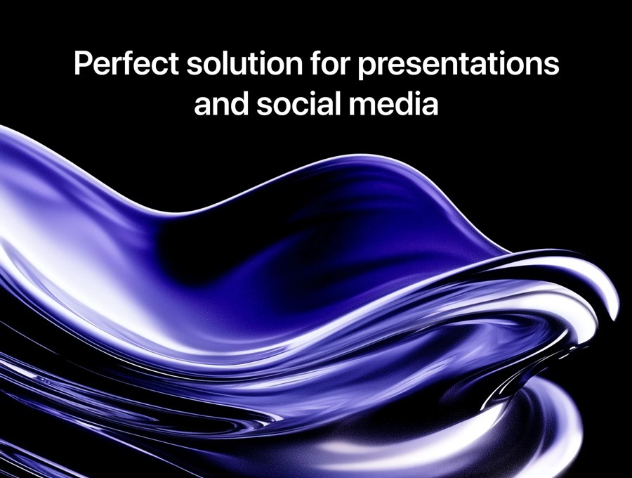 30款未来科幻3D金属镀铬效果液体流体抽象几何图形图片Figma/Png格式设计素材Aura – Chrome Liquid Backgrounds 图片素材 sucaiwan.com