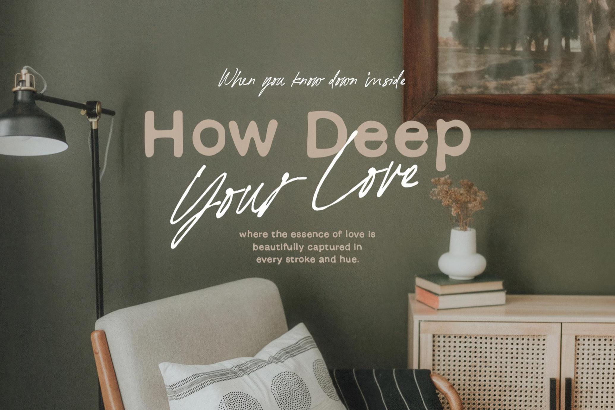 Pure Nature — Organic Font Duo 2款时尚社交媒体海报图形产品包装手写装饰无衬线字体 , 第7张-素材湾丨精选海外优质设计素材资源 Pure Nature — Organic Font Duo 2款时尚社交媒体海报图形产品包装手写装饰无衬线字体 , sucaiwan.com