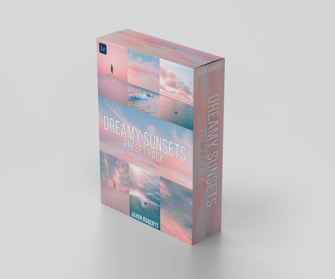 LR预设：梦幻春天樱花粉色调清新温柔人像旅拍海滩摄影Lightroom调色预设 Dreamy Sunsets - Preset pack , sucaiwan.com