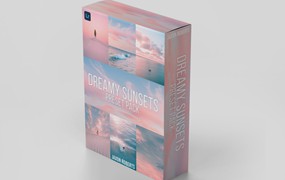 LR预设:梦幻春天樱花粉色调清新温柔人像旅拍海滩摄影Lightroom调色预设 Dreamy Sunsets - Preset pack