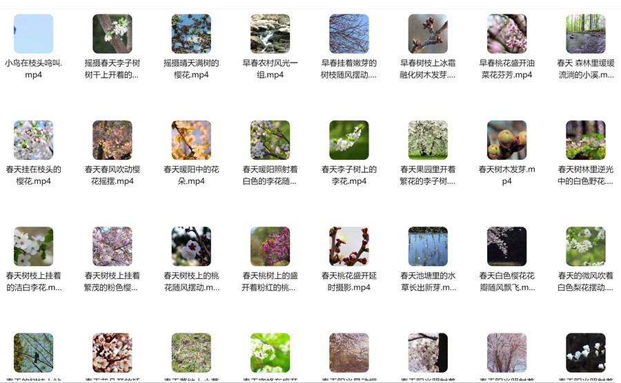 春暖花开冰雪融化地面积雪融化万物复苏植物发芽生长开花视频素材 , sucaiwan.com