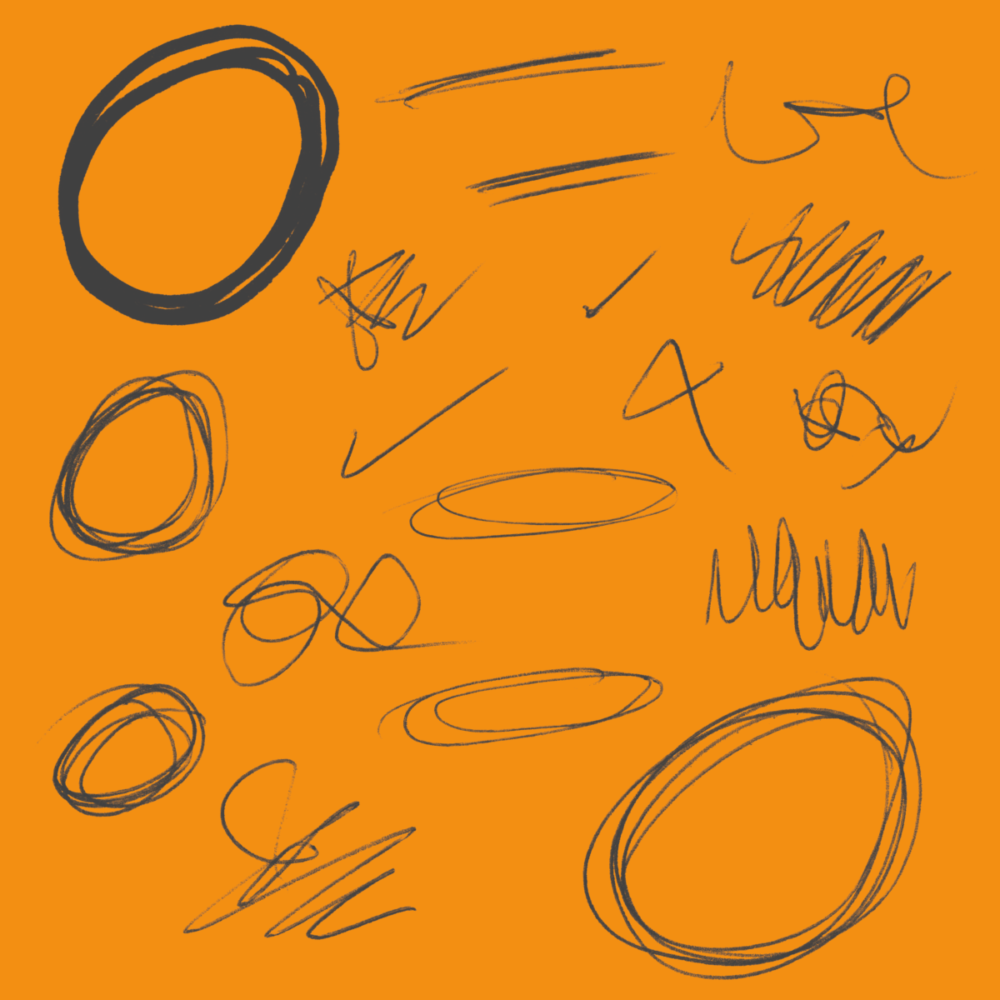 70款街头涂鸦手绘乱涂乱画线条png免抠图设计素材Scribble Asset Pack Includes 70 Assets 图片素材 sucaiwan.com