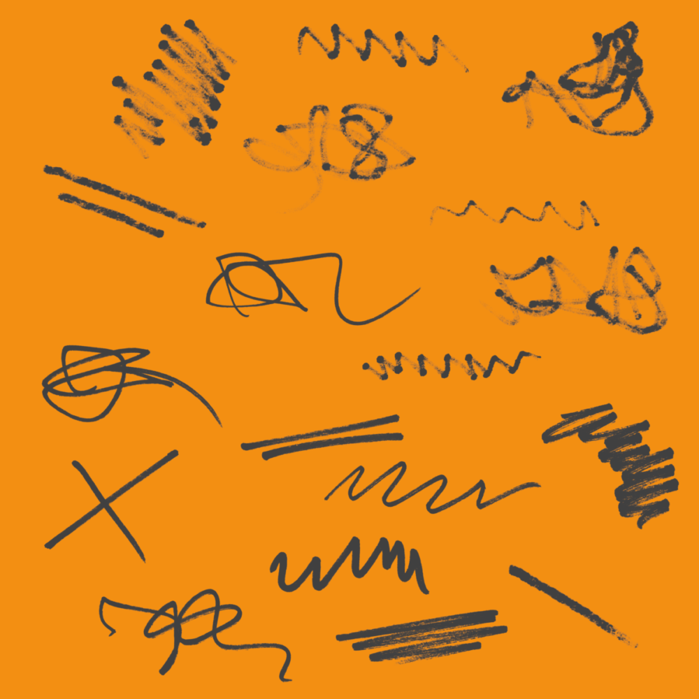 70款街头涂鸦手绘乱涂乱画线条png免抠图设计素材Scribble Asset Pack Includes 70 Assets 图片素材 sucaiwan.com