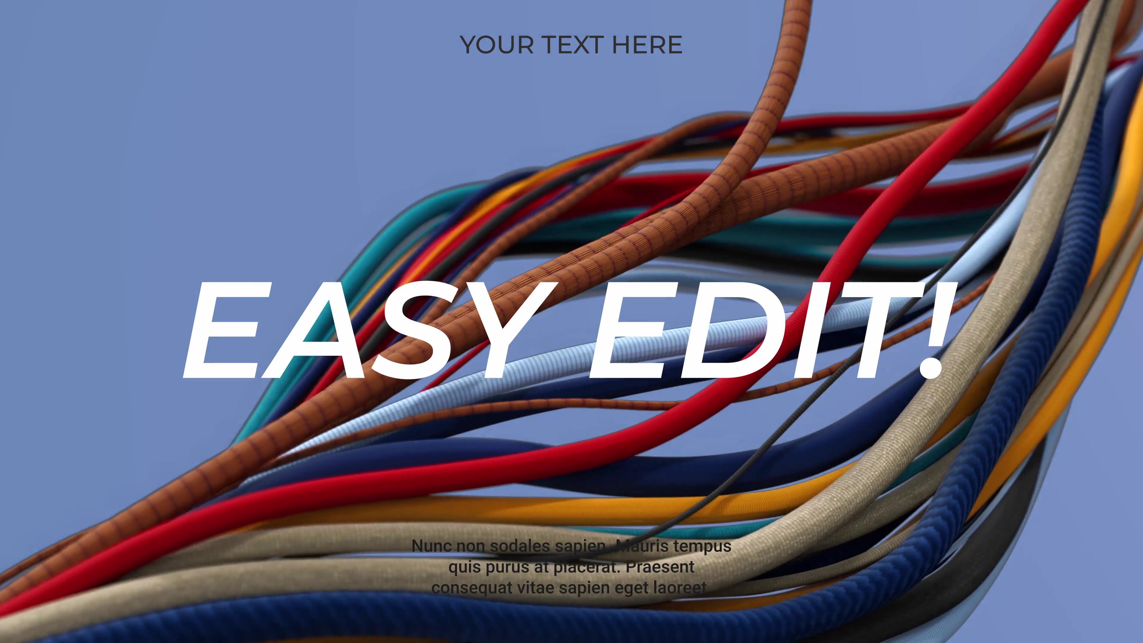 达芬奇模板：创意动态绳索模拟3D文字标题排版动画 Ropes Titles , sucaiwan.com