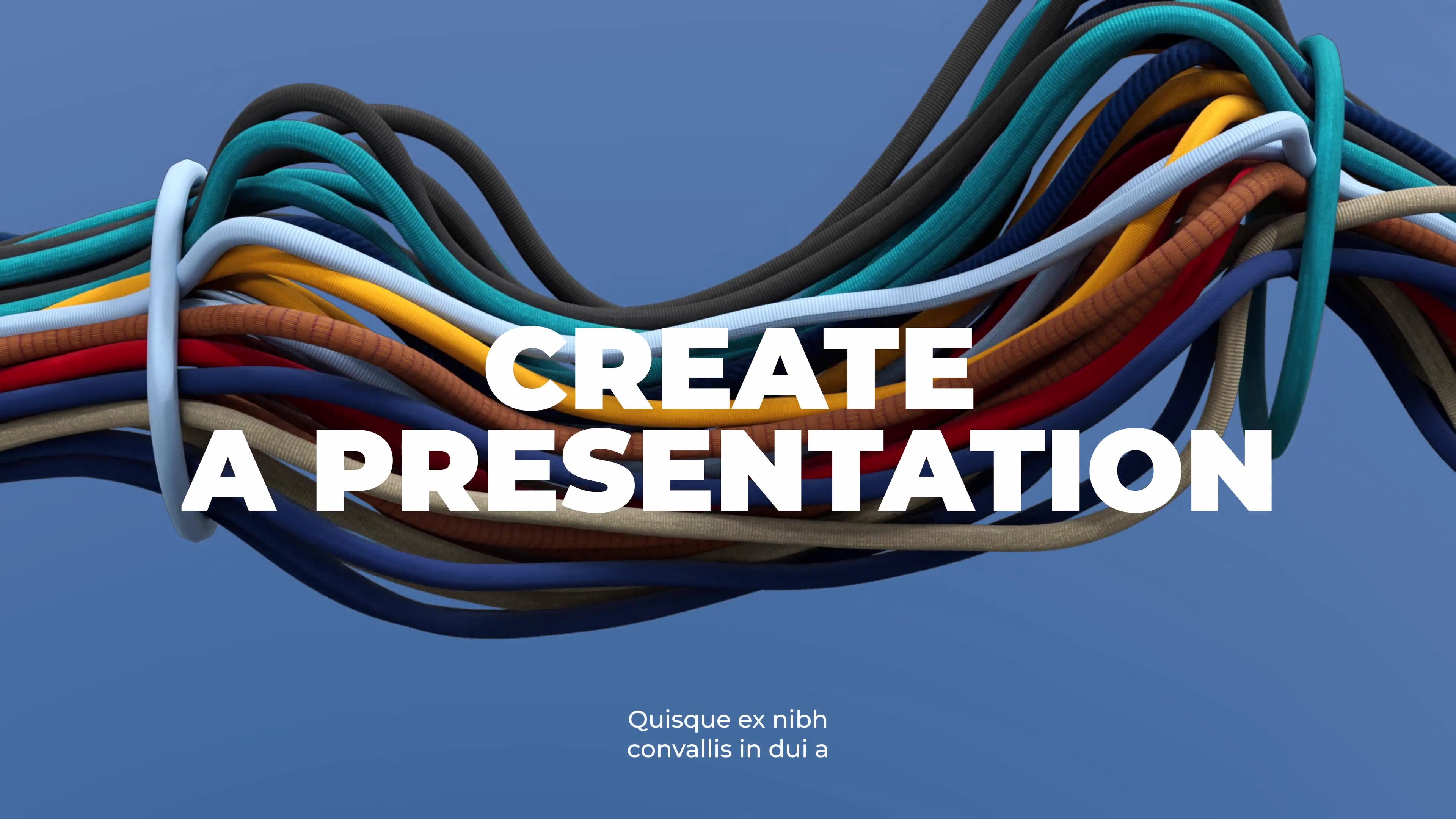 达芬奇模板：创意动态绳索模拟3D文字标题排版动画 Ropes Titles , sucaiwan.com