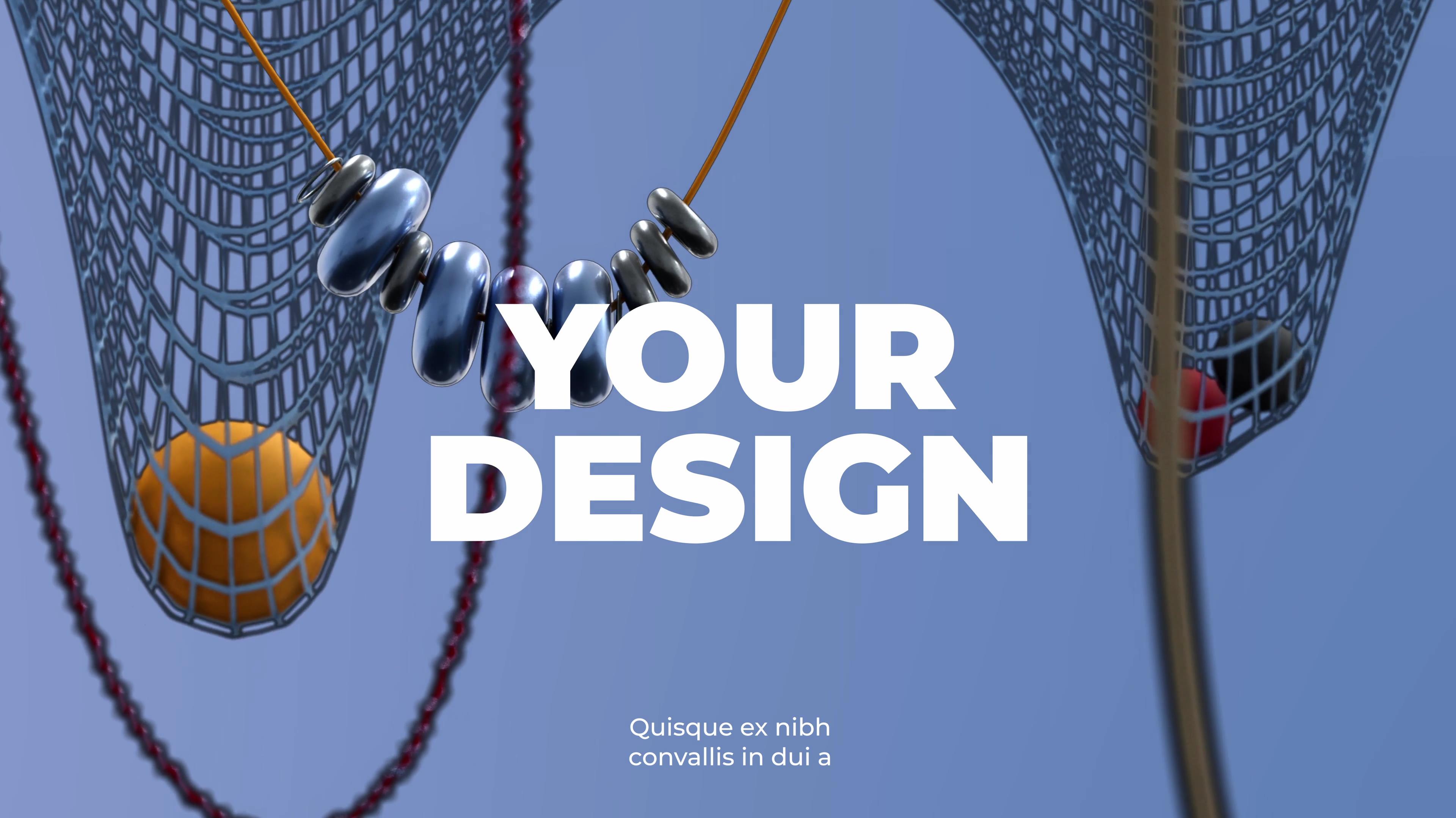 达芬奇模板：创意动态绳索模拟3D文字标题排版动画 Ropes Titles , sucaiwan.com