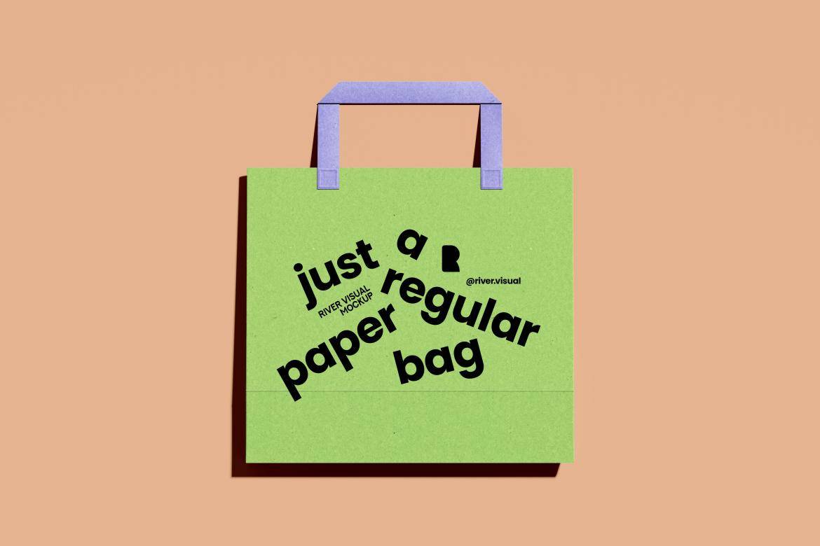 6款时尚感手提袋纸袋购物袋设计展示效果图psd样机模板素材Recycled Paper Bag 样机素材 第4张-素材湾丨精选海外优质设计素材资源 6款时尚感手提袋纸袋购物袋设计展示效果图psd样机模板素材Recycled Paper Bag 样机素材 sucaiwan.com