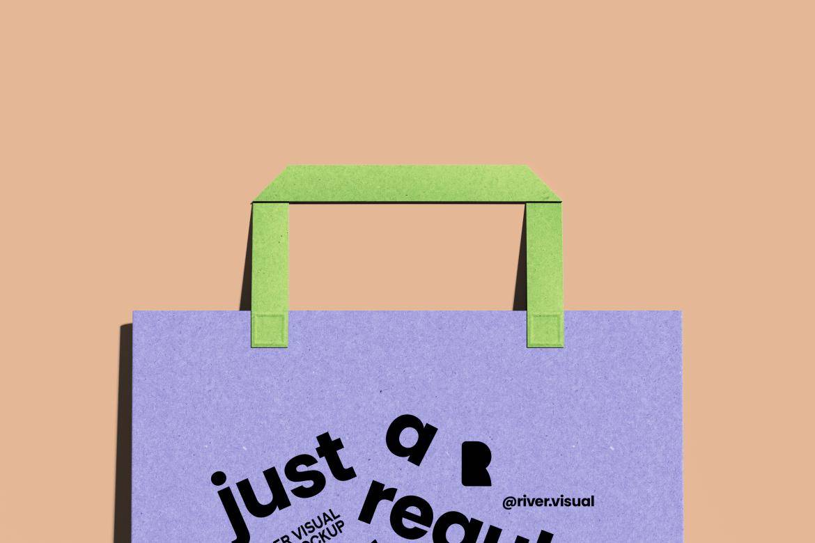 6款时尚感手提袋纸袋购物袋设计展示效果图psd样机模板素材Recycled Paper Bag 样机素材 第7张-素材湾丨精选海外优质设计素材资源 6款时尚感手提袋纸袋购物袋设计展示效果图psd样机模板素材Recycled Paper Bag 样机素材 sucaiwan.com