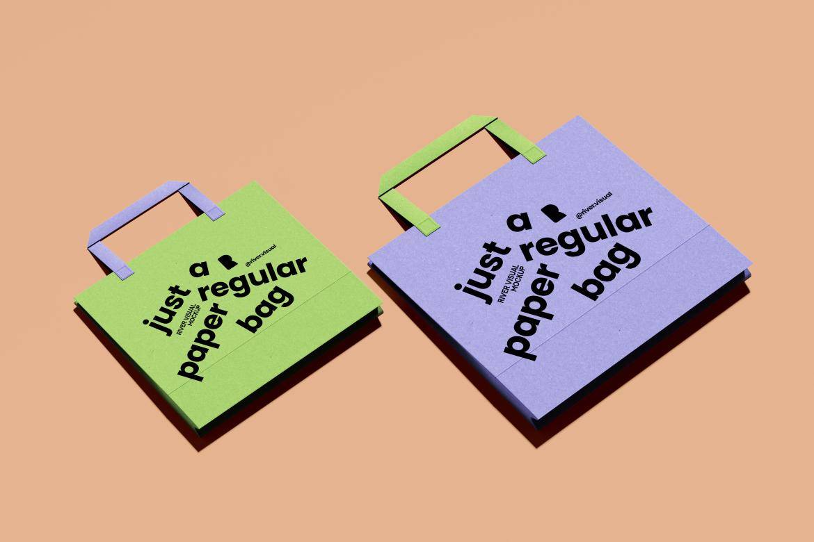 6款时尚感手提袋纸袋购物袋设计展示效果图psd样机模板素材Recycled Paper Bag 样机素材 第6张-素材湾丨精选海外优质设计素材资源 6款时尚感手提袋纸袋购物袋设计展示效果图psd样机模板素材Recycled Paper Bag 样机素材 sucaiwan.com