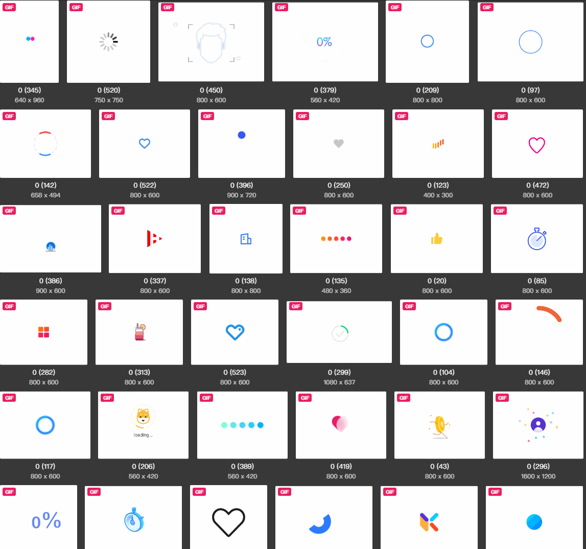 可视化大屏加载动画 前端科技化酷炫背景动效GIF图片 , sucaiwan.com
