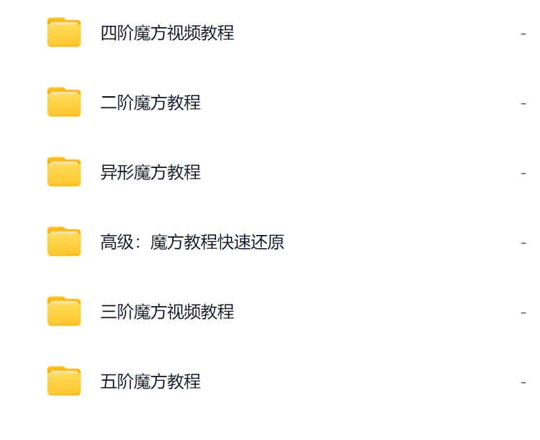 魔方教程速拧盲拧视频高清初学者入门二三阶四五六阶高级课程教学 , sucaiwan.com