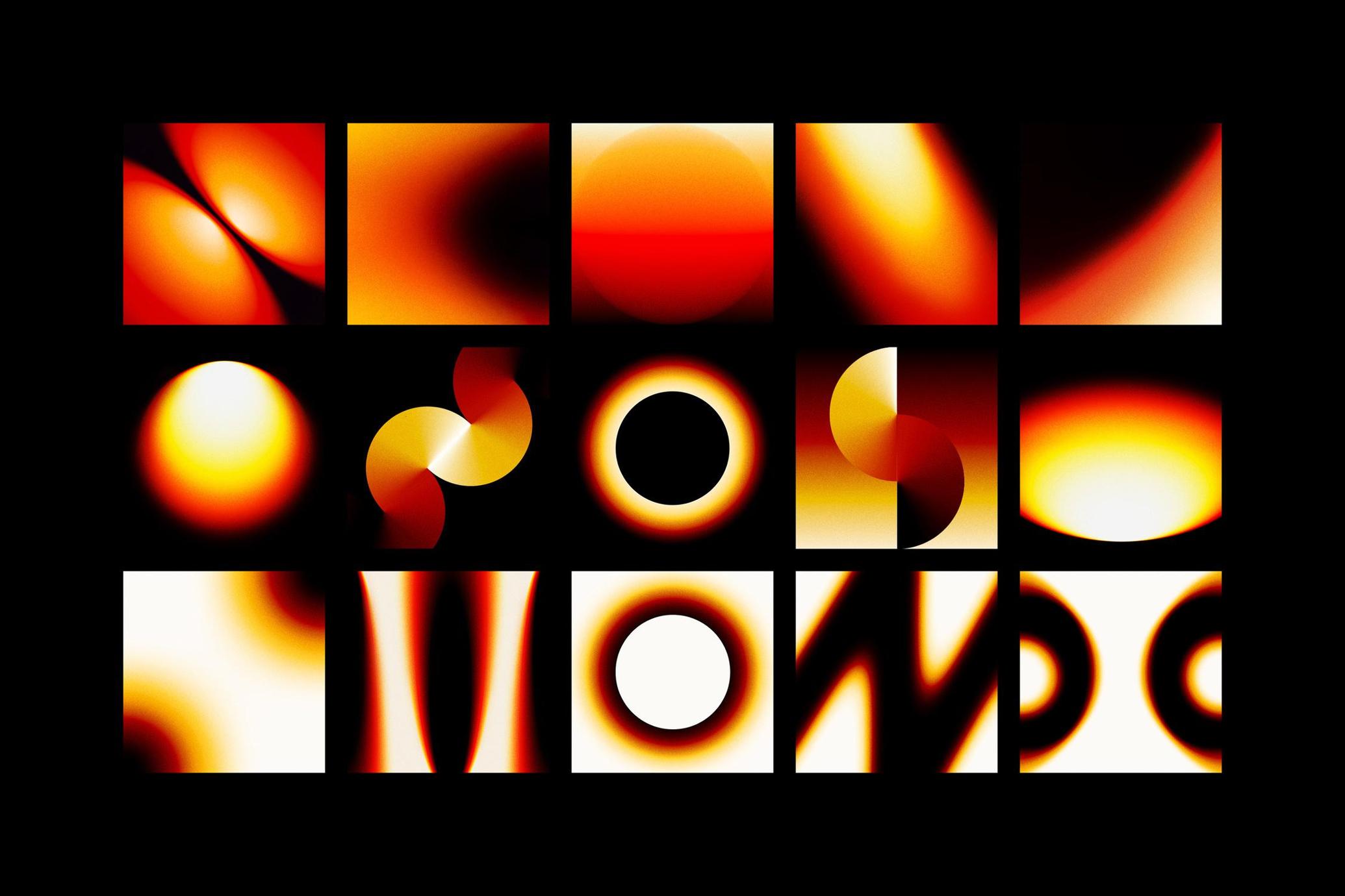 45个大胆未来美学科幻混合渐变模拟燥点颗粒抽象艺术背景图片设计素材 Gradient Custom Blend 图片素材 sucaiwan.com