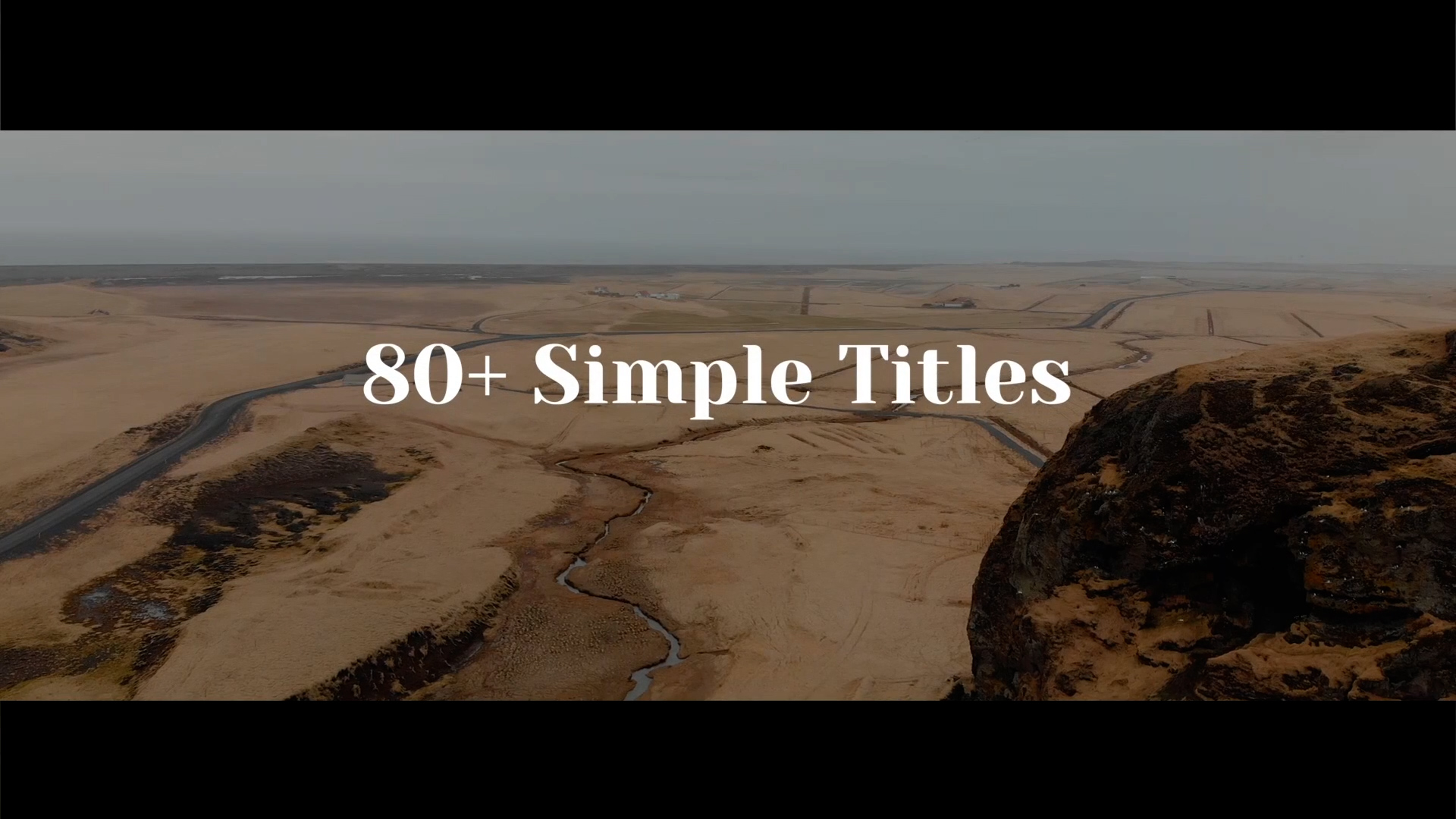 FCPX插件：80多个简约经典电影标题动画FCPX插件 Simple Titles , sucaiwan.com