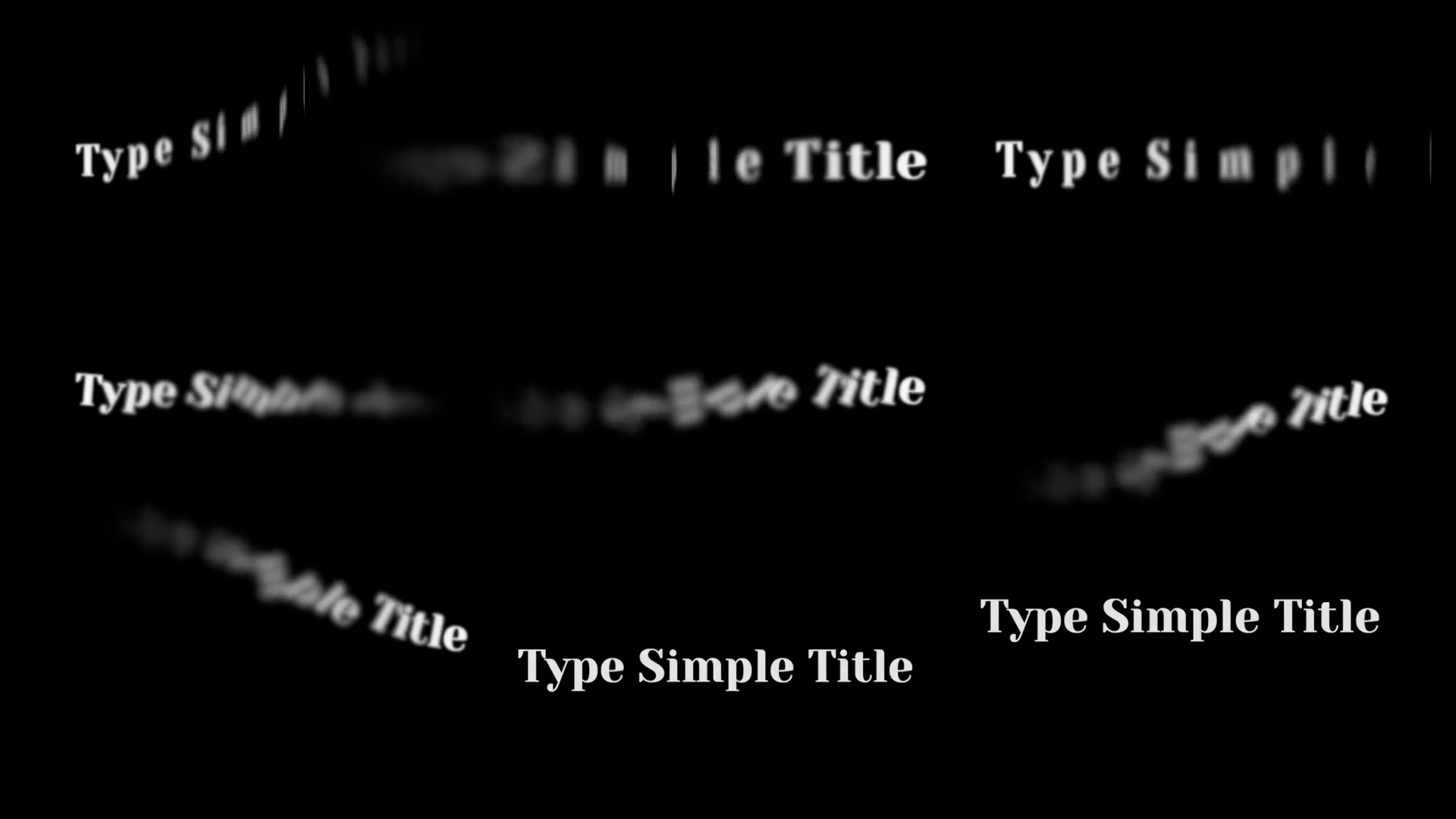 FCPX插件：80多个简约经典电影标题动画FCPX插件 Simple Titles , sucaiwan.com