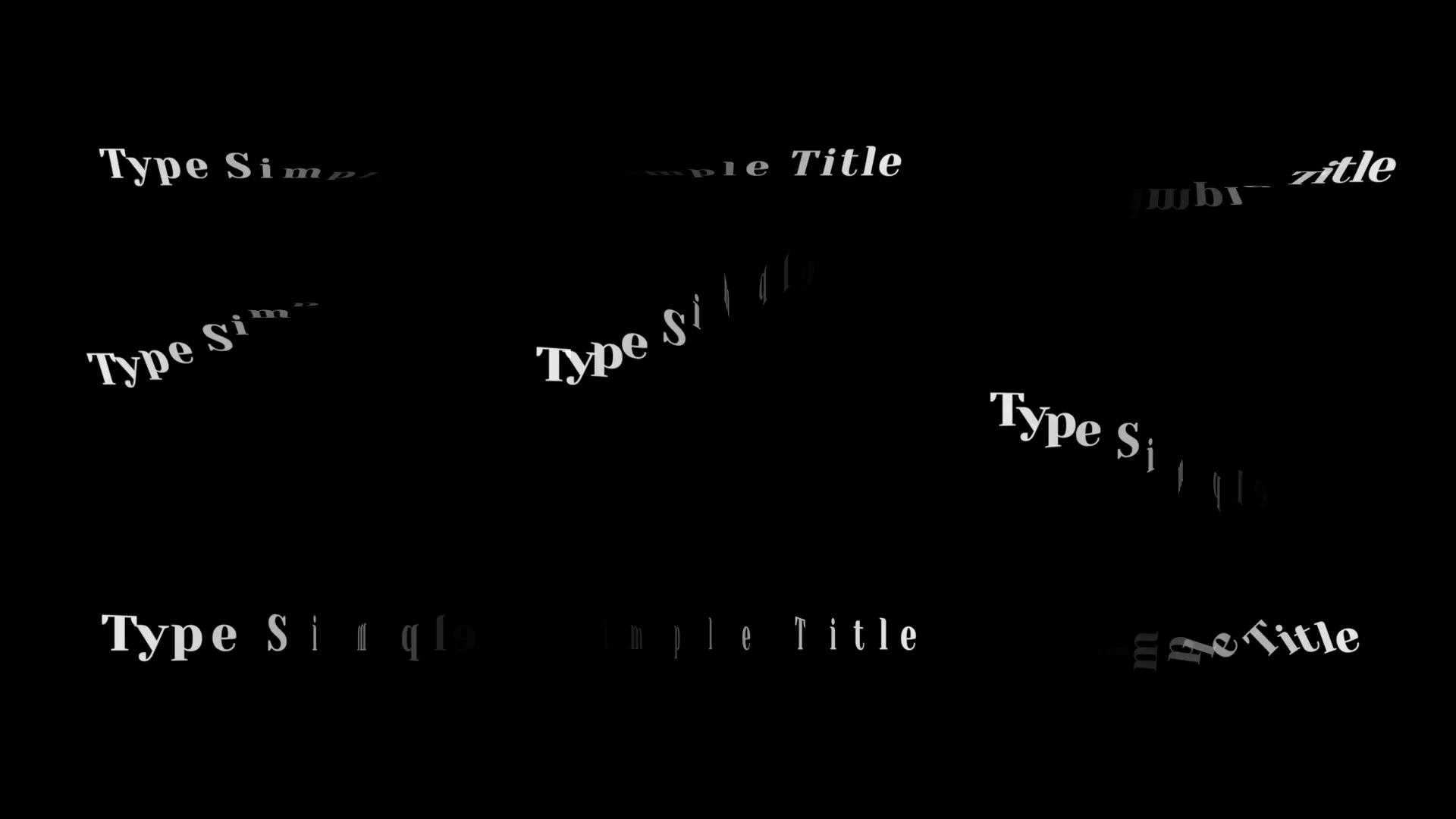 FCPX插件：80多个简约经典电影标题动画FCPX插件 Simple Titles , sucaiwan.com