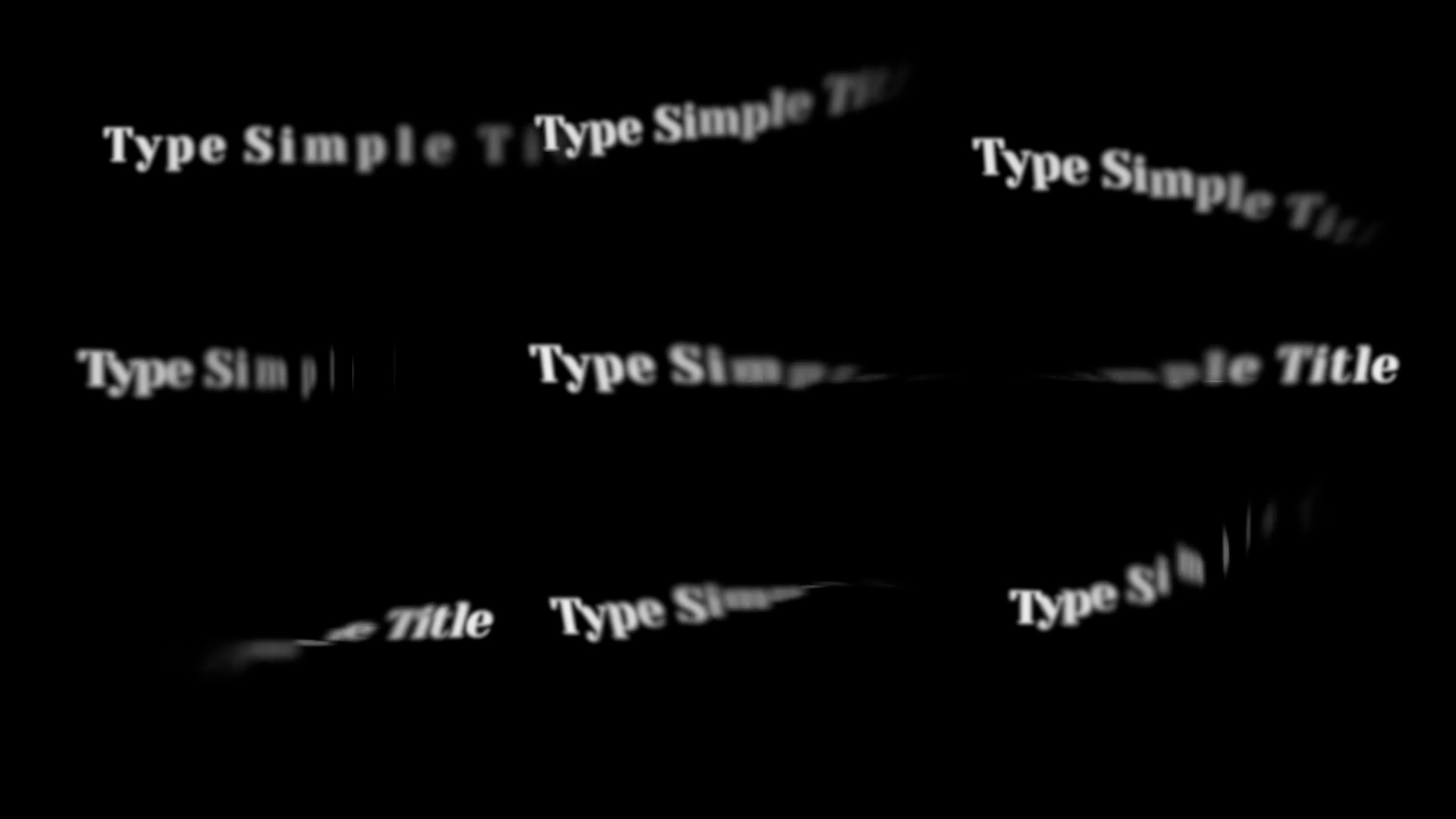 FCPX插件：80多个简约经典电影标题动画FCPX插件 Simple Titles , sucaiwan.com
