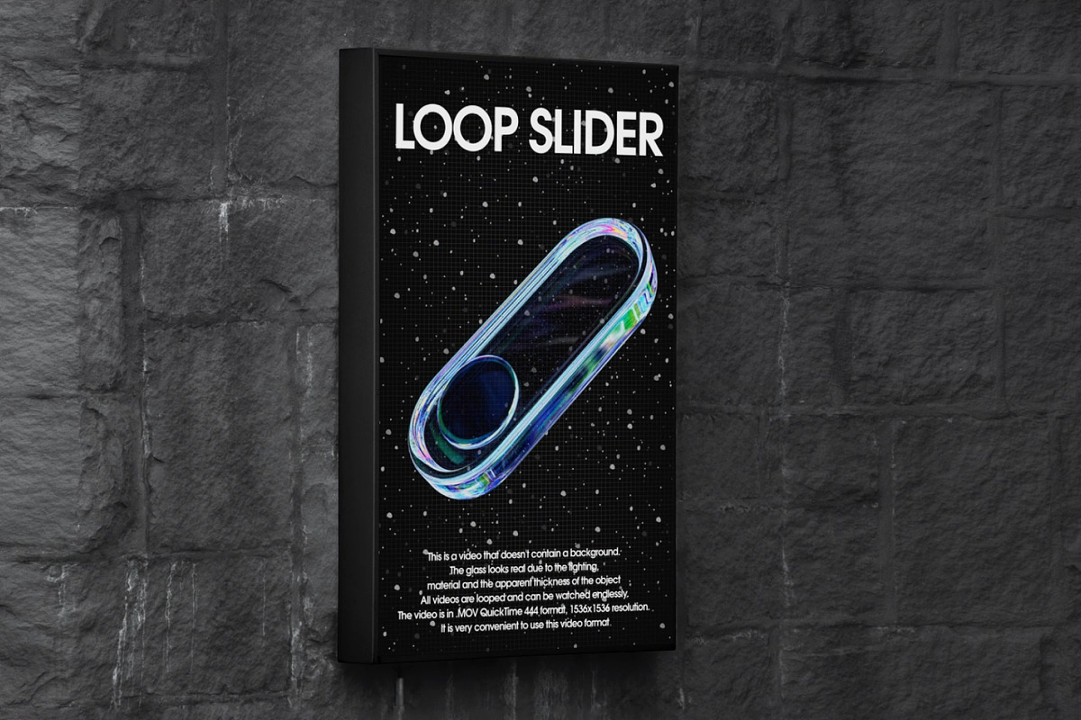 12款科幻全息镭射透明玻璃水晶3d潮流几何mov动态图形/png免抠图套装Super Duper 3d models & animation 图片素材 sucaiwan.com