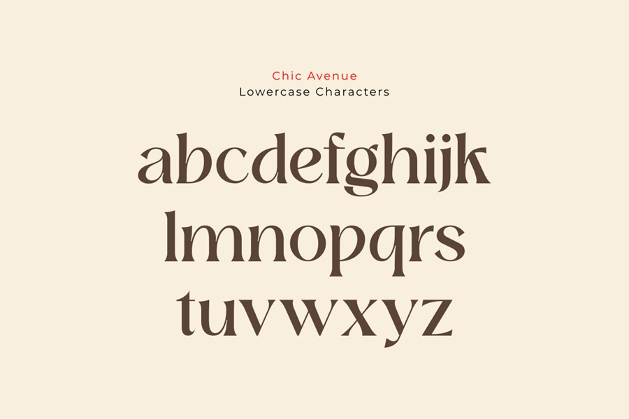 现代优雅品牌邀请函徽标设计衬线英文字体安装包 Chic Avenue Beautiful Serif Font 设计素材 第14张-素材湾丨精选海外优质设计素材资源 现代优雅品牌邀请函徽标设计衬线英文字体安装包 Chic Avenue Beautiful Serif Font 设计素材 sucaiwan.com