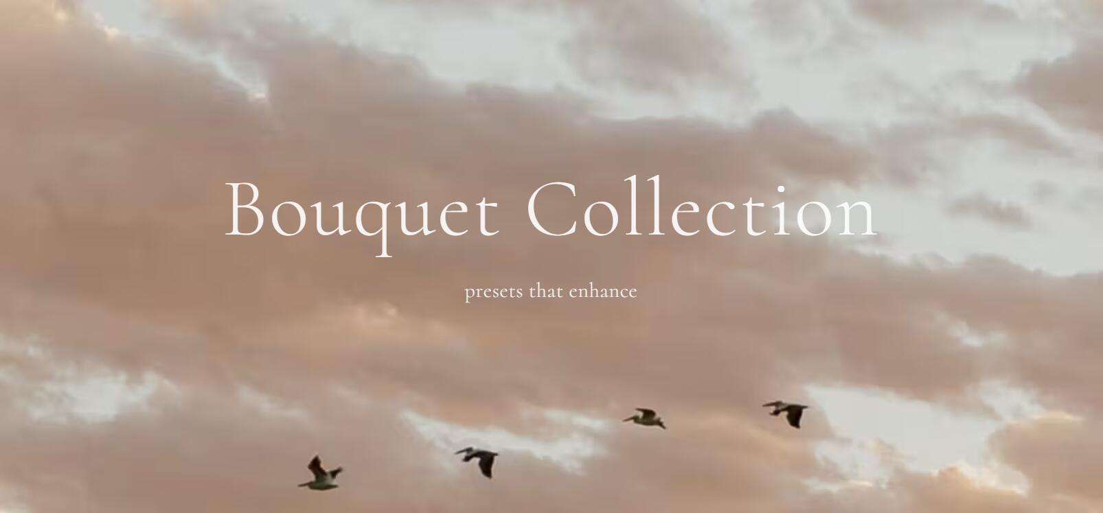 LR预设：复古怀旧奶油色朦胧美学婚礼旅拍人像摄影Lightroom调色预设 Sadie Photo - Bouquet Collection , sucaiwan.com