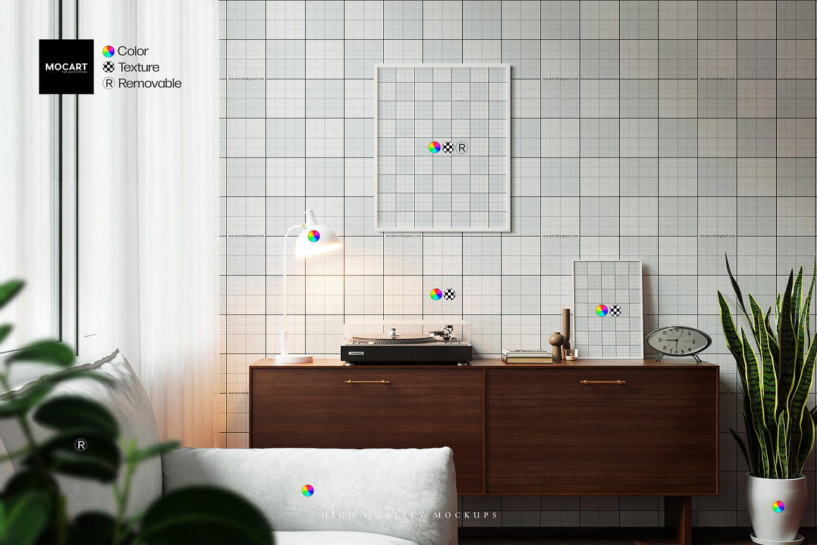 逼真客厅室内墙壁墙纸设计展示效果图psd源文件样机模板素材Living Room Wallpaper Mockup v5 样机素材 第8张-素材湾丨精选海外优质设计素材资源 逼真客厅室内墙壁墙纸设计展示效果图psd源文件样机模板素材Living Room Wallpaper Mockup v5 样机素材 sucaiwan.com