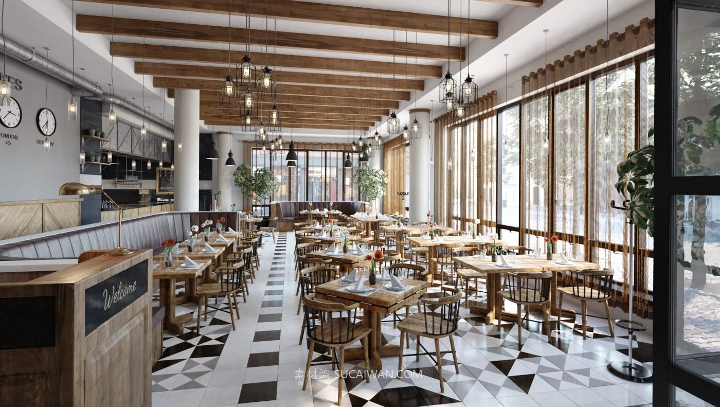 3ds Max 10款餐厅饭店酒店咖啡馆室内场景3D模型Evermotion – Archinterior Vol.52 样机素材 第8张-素材湾丨精选海外优质设计素材资源 3ds Max 10款餐厅饭店酒店咖啡馆室内场景3D模型Evermotion – Archinterior Vol.52 样机素材 sucaiwan.com