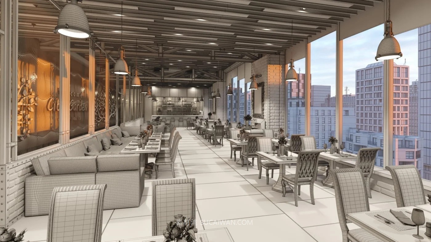 3ds Max 10款餐厅饭店酒店咖啡馆室内场景3D模型Evermotion – Archinterior Vol.52 样机素材 第19张-素材湾丨精选海外优质设计素材资源 3ds Max 10款餐厅饭店酒店咖啡馆室内场景3D模型Evermotion – Archinterior Vol.52 样机素材 sucaiwan.com